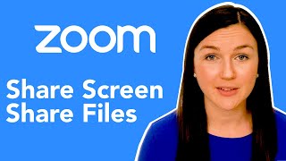 Zoom How to Share Your Screen amp Share Files [upl. by Daveta]