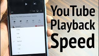 How to Change Playback Speed in YouTube on iPhone iPad Mac and Windows PC [upl. by Kerin575]