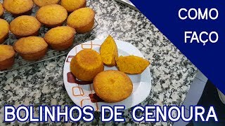 Como Faço Bolinhos de Cenoura [upl. by Garda]