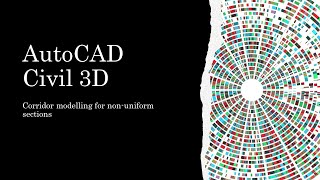 Civil 3D  Corridor Modelling for varying width [upl. by Rugg57]