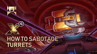 X4 Foundations How to sabotage turrets the easy way [upl. by Ehcram]