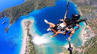 Paragliding in Ölüdeniz Fethiye Muğla Türkiye GoPro H7B [upl. by Bibby58]