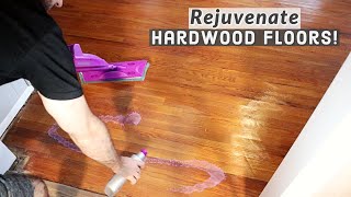 Restore Hardwood Floors with Rejuvenate  EASY [upl. by Hnim]