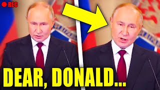 WATCH PUTIN ISSUE TERRIFYING WARNING TO TRUMP [upl. by Rehoptsirhc]