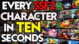 How To Play Every SSF2 Character in 10 Seconds or Less [upl. by Eniksre]