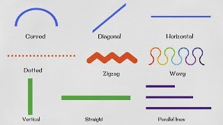 List of Geometric Lines  Learn Line Names in English [upl. by Redneval]