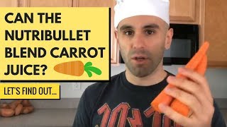 Can the Nutribullet Make Carrot Juice Compared vs Vitamix [upl. by Deborath]