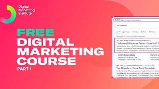 Free Digital Marketing Course Part 1  Digital Marketing Tutorials  Digital Marketing Institute [upl. by Ibot447]