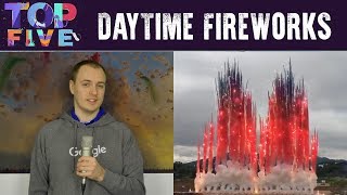 Top 5 Awesome DAYTIME Fireworks [upl. by Lenod]