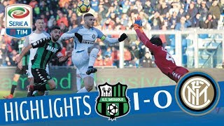 Sassuolo  Inter 10  Highlights  Giornata 18  Serie A TIM 201718 [upl. by Eirok]