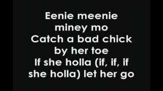 Justin Bieber FtSean Kingston Eenie Meenie Lyrics [upl. by Lema]