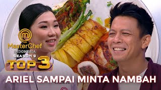 ENAK BANGET ARIEL SAMPAI MINTA NAMBAH  TOP 3  MASTERCHEF INDONESIA [upl. by Willing827]