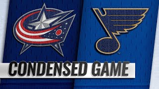 102518 Condensed Game Blue Jackets  Blues [upl. by Elcarim]