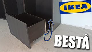 IKEA BESTA  drawer assembly  montage et installation tiroir [upl. by Materse]