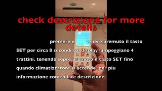 how to install universal remote control  Meliconi  Air conditioners Condizionatori [upl. by Notselrahc331]