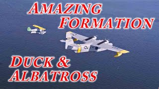 Grumman Duck and Albatross Formation Mid America Flight Museum [upl. by Onimixam159]