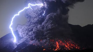 Volcanic Lightning  WTF Weather [upl. by Atinrev]