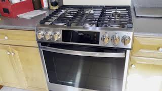 How to remove and replace oven door from GE Profile range [upl. by Tila]