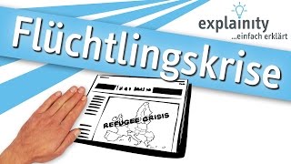 Flüchtlingskrise einfach erklärt explainity® Erklärvideo [upl. by Sima166]