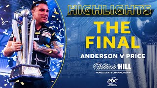 PRICE RULES THE WORLD  Final Highlights  202021 William Hill World Darts Championship [upl. by Ambros]