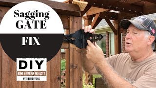 DIY Gate Repair Simple Steps To Fix A Dragging Gate [upl. by Donnamarie]