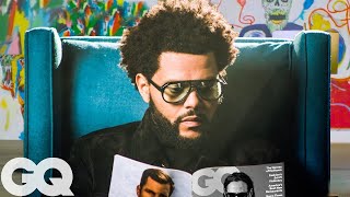 9 Minutes of The Weeknd Reading GQ  GQ [upl. by Shepley587]