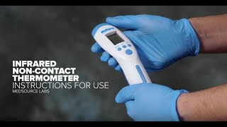 MedSource Labs NonContact Infrared Thermometer [upl. by Shanks]