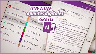 APUNTES DIGITALES EN ONE NOTE  CÓMO USARLA Paso a Paso [upl. by Ramin]