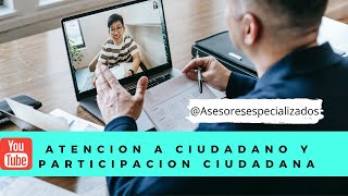 CUESTIONARIO ATENCION AL CIUDADANO Y PARTICIPACION CIUDADANA [upl. by Diskson]