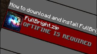 How to download and install FullBright [upl. by Bebe]