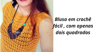 Blusa em crochê muito fácil [upl. by Harrell870]