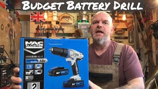 Mac Allister Cordless Combi Drill Review from Screwfix [upl. by Labaw]