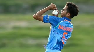 Kamlesh Nagarkoti Bowling Action Analysis [upl. by Aeynod727]