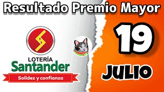 Resultado LOTERIA DE SANTANDER Viernes 19 de Julio de 2024 [upl. by Svend]