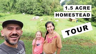 15 Acre Homestead TOUR homesteading family [upl. by Mcevoy]