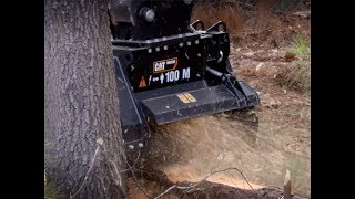 Cat® Mini Excavator Mulcher Overview [upl. by Ytsur]