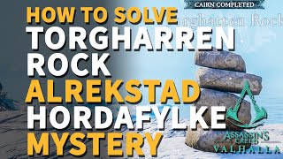 Torghatten Rock Assassins Creed Valhalla Hordafylke Cairn Puzzle Mystery [upl. by Irolam]