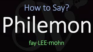 How to Pronounce Philemon CORRECTLY [upl. by Geri]