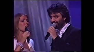 quotThe Prayerquot Celine Dion  Andrea Bocelli LIVE 1999 remastered [upl. by Ingelbert]