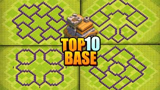 TOP 10 USABLE TH 7 Bases Farming  Copy Link  TH 7 Base Design [upl. by Nnil]