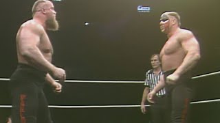 The Road Warriors amp Dusty Rhodes vs Ivan Koloff Warlord amp Barbarian NWA Jan 2 1988 [upl. by Elyssa634]