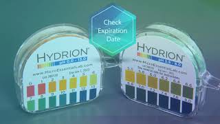 How to Use Hydrion pH Paper [upl. by Nitsud295]