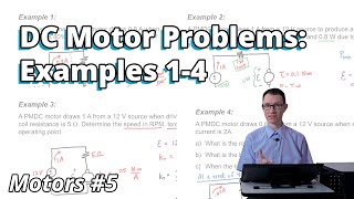 DC Motor Problems Examples 14 Motors 5 [upl. by Attey]