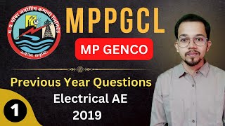 MPPGCL AE 2019  Previous Year Questions  Electrical  Part  2  GENCO Exam [upl. by Toille514]