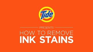 Tide  Laundry Tips How to Remove Ink Stains with Tide PODS [upl. by Crespi]