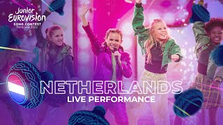 Luna  La Festa  LIVE  Netherlands 🇳🇱 Junior Eurovision 2022 [upl. by Meares]