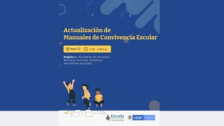 Actualización de Manuales de Convivencia Escolar [upl. by Ladnek]