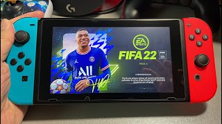 EA Sport FIFA 22 Gameplay On Nintendo Switch [upl. by Ivey]