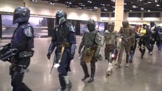 Mandalorian Mercs March  Star Wars Celebration Orlando 2017 [upl. by Nydnarb]