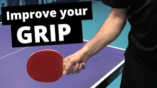 How to improve your table tennis grip with Mark Mitchell [upl. by Sisxela]